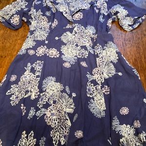 Free people floral swing dress euc size small